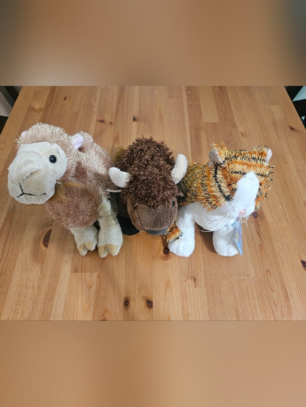 Set Of 3 Webkinz - Cat Camel Bison